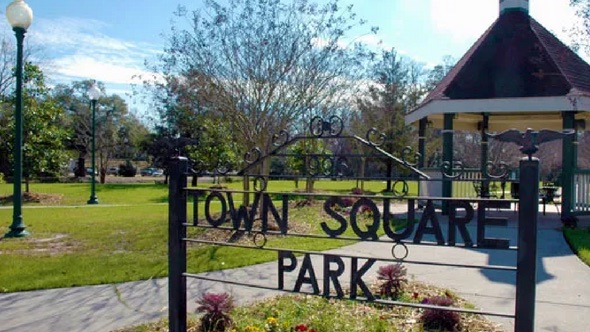 town square